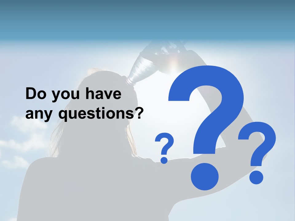 Lone Wolf Howling In Winter. PowerPoint Template