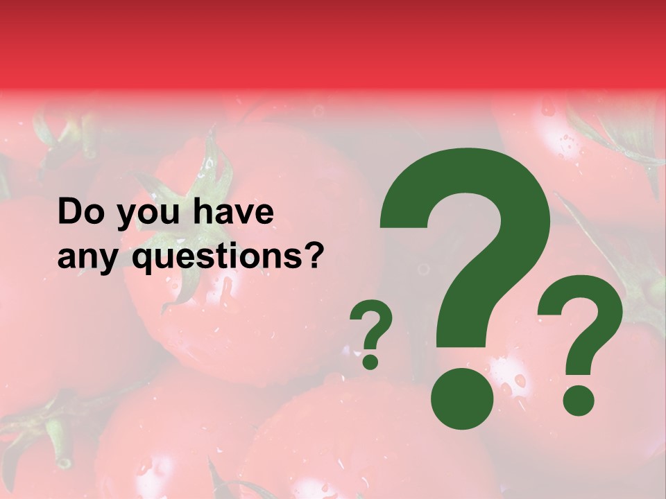 Wet Whole Tomatos Arranged At The Market PowerPoint Template