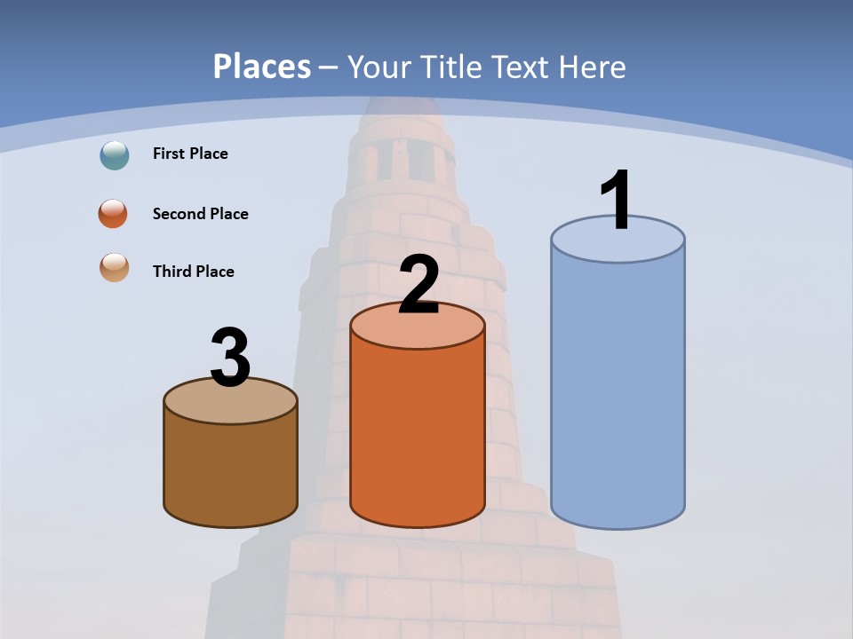 Dundee Law War Memorial At Dawn, Scotland PowerPoint Template