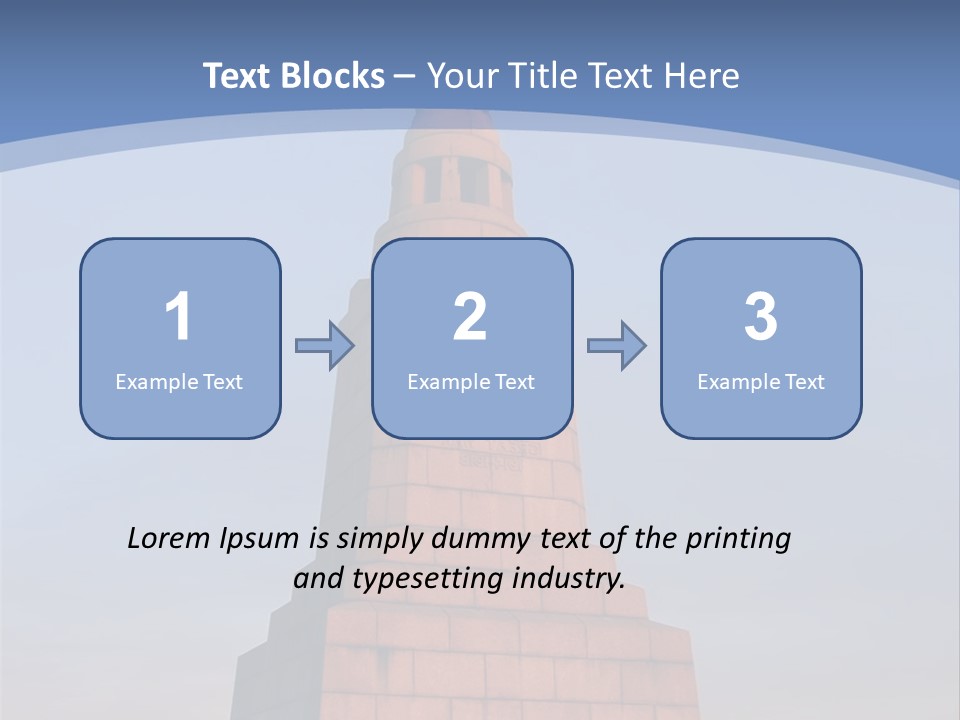 Dundee Law War Memorial At Dawn, Scotland PowerPoint Template