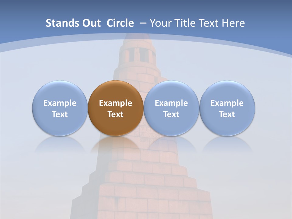 Dundee Law War Memorial At Dawn, Scotland PowerPoint Template