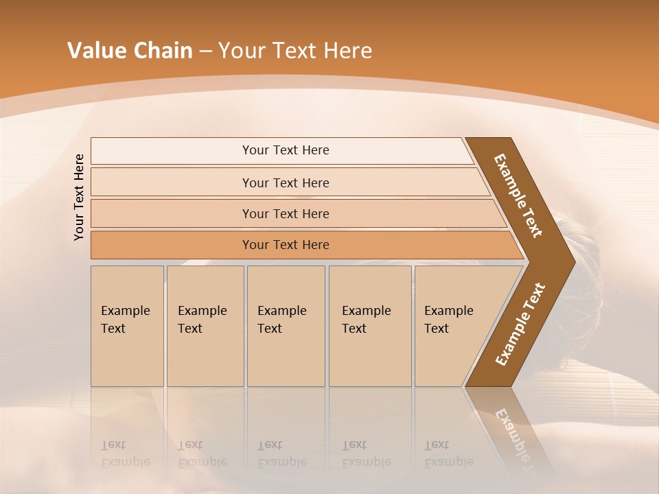 Young Beautiful Woman In A Spa With Towels PowerPoint Template