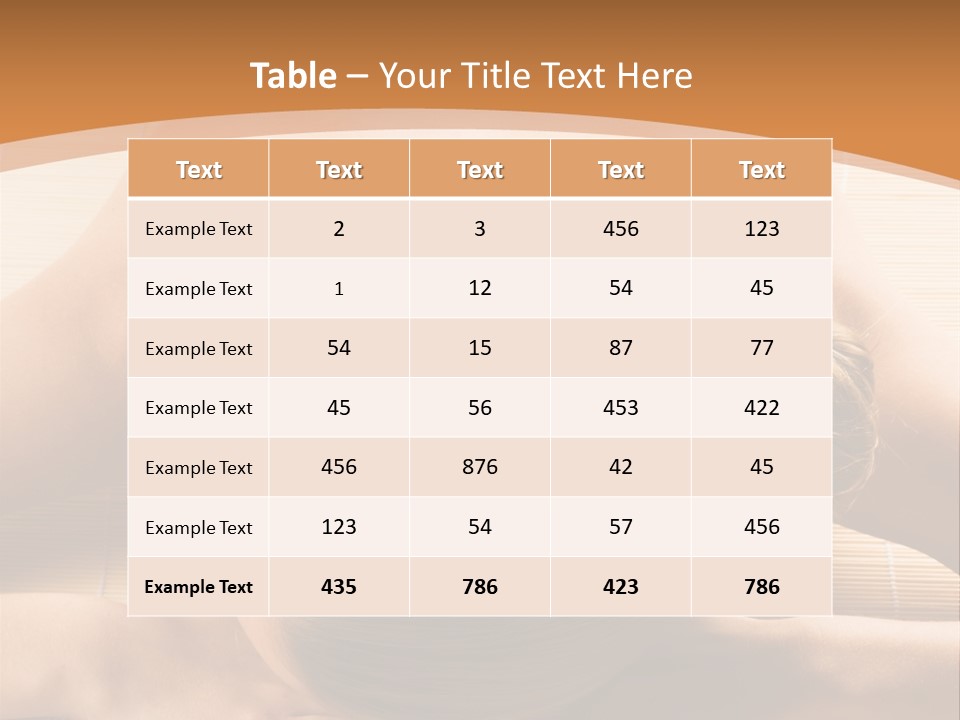 Young Beautiful Woman In A Spa With Towels PowerPoint Template