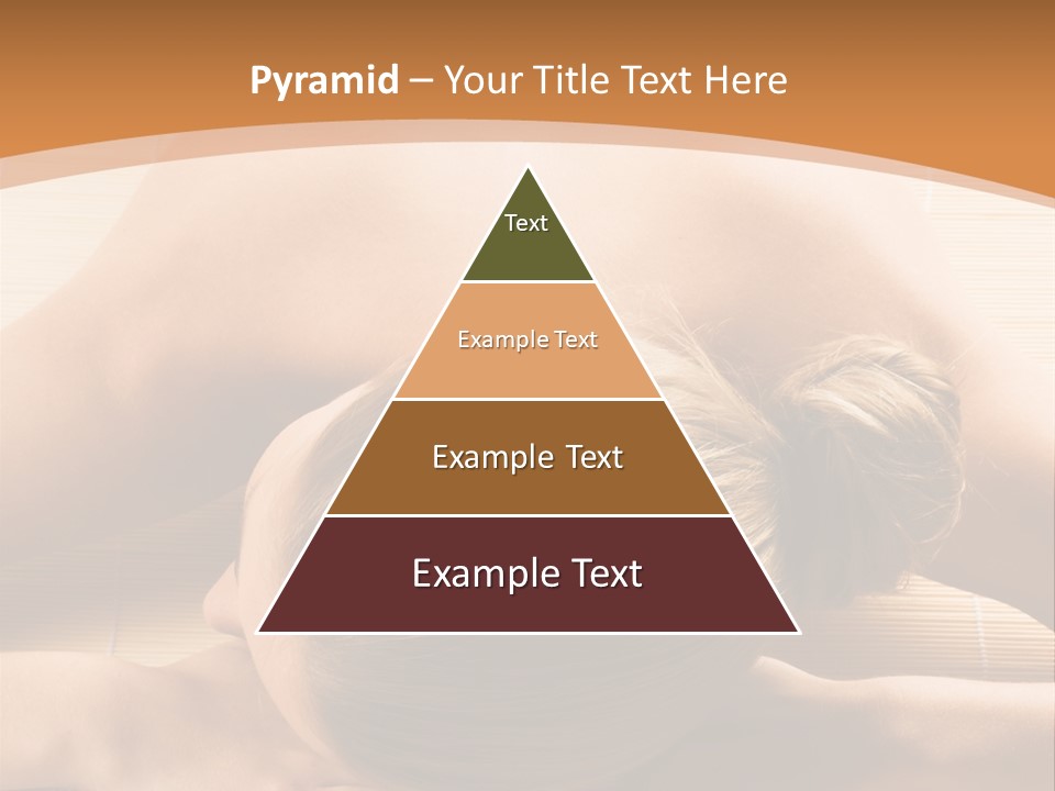 Young Beautiful Woman In A Spa With Towels PowerPoint Template