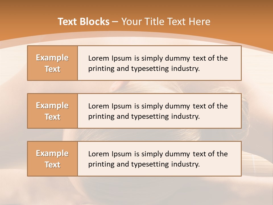 Young Beautiful Woman In A Spa With Towels PowerPoint Template