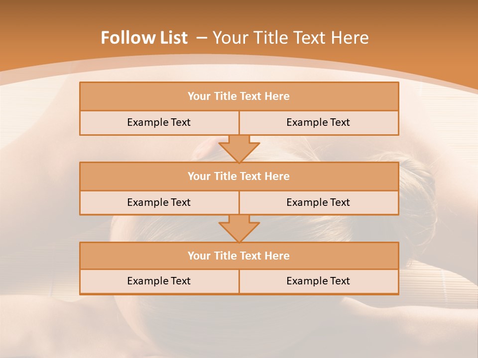 Young Beautiful Woman In A Spa With Towels PowerPoint Template