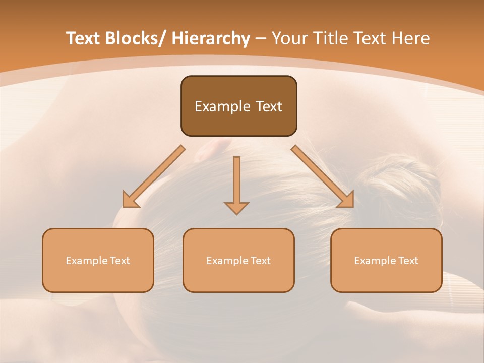 Young Beautiful Woman In A Spa With Towels PowerPoint Template