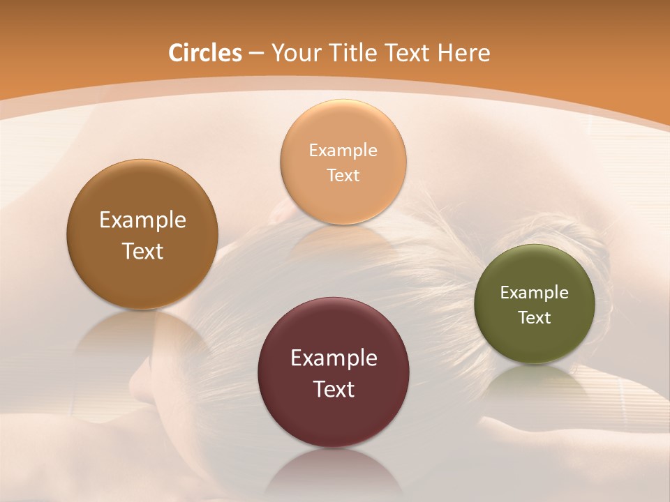 Young Beautiful Woman In A Spa With Towels PowerPoint Template