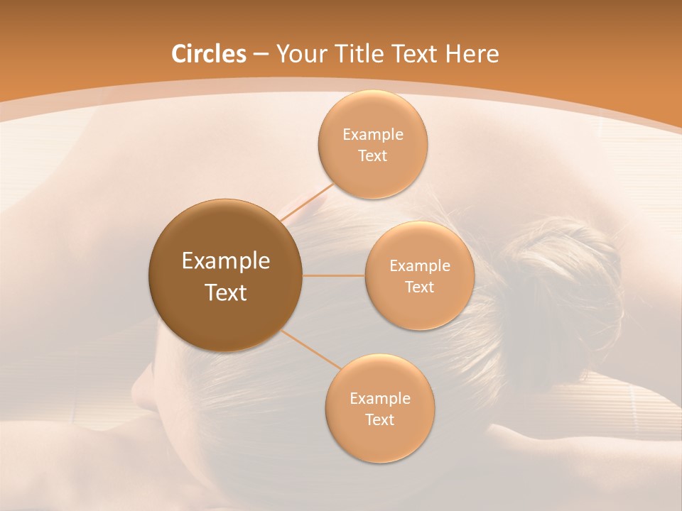 Young Beautiful Woman In A Spa With Towels PowerPoint Template