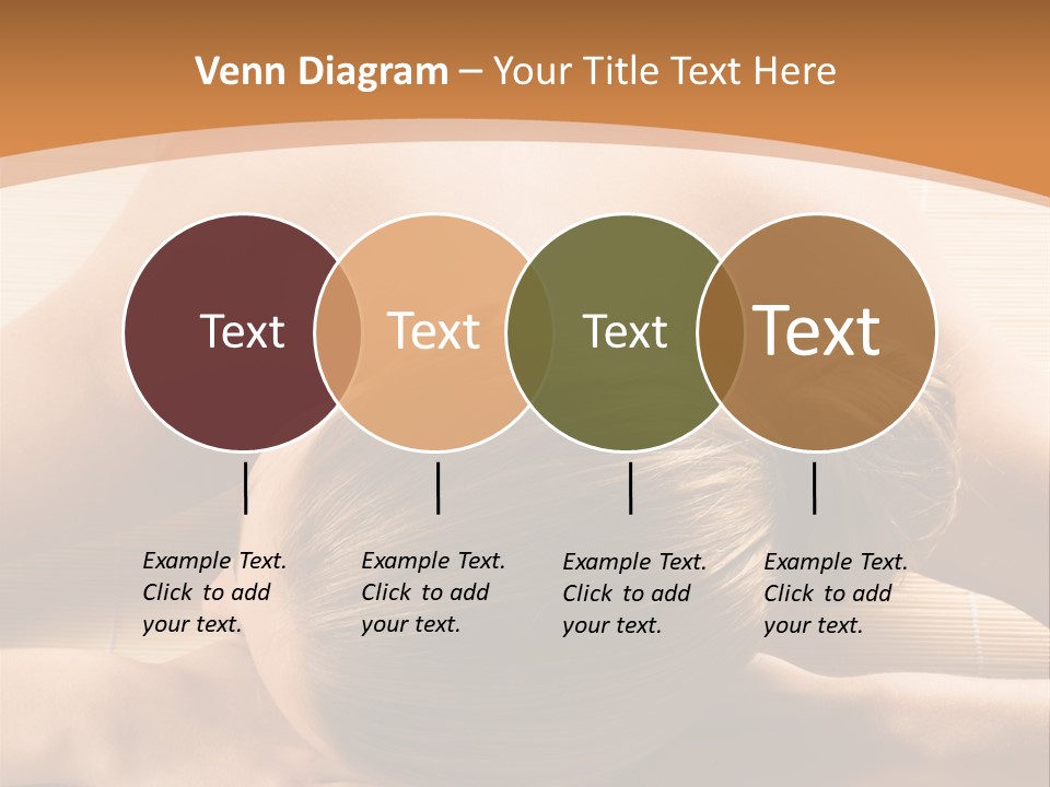 Young Beautiful Woman In A Spa With Towels PowerPoint Template