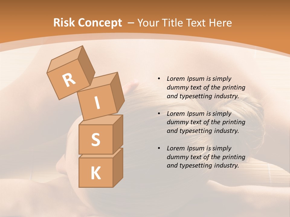 Young Beautiful Woman In A Spa With Towels PowerPoint Template