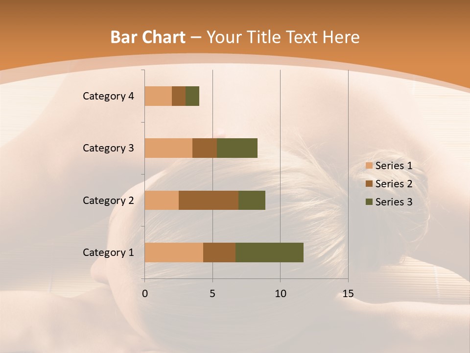 Young Beautiful Woman In A Spa With Towels PowerPoint Template