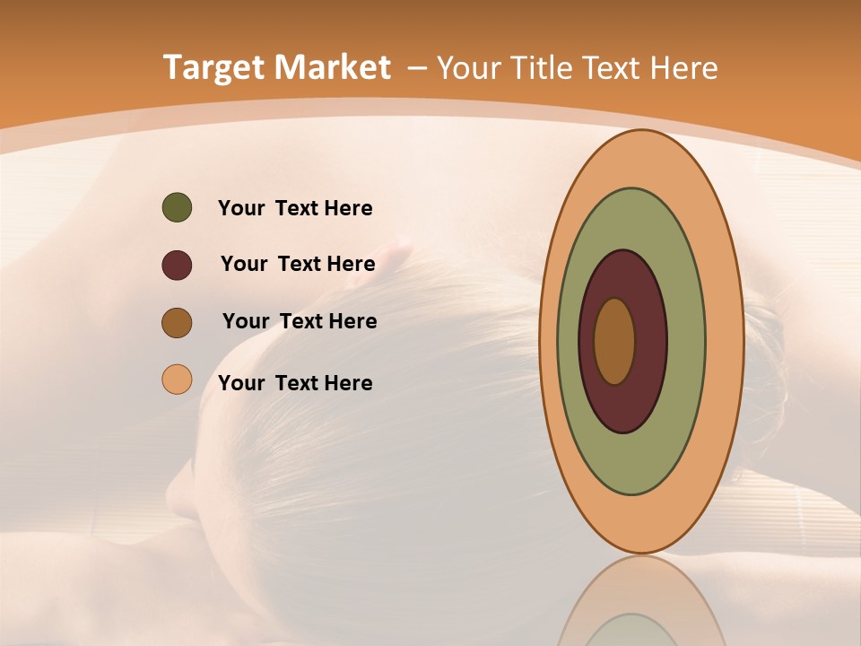 Young Beautiful Woman In A Spa With Towels PowerPoint Template