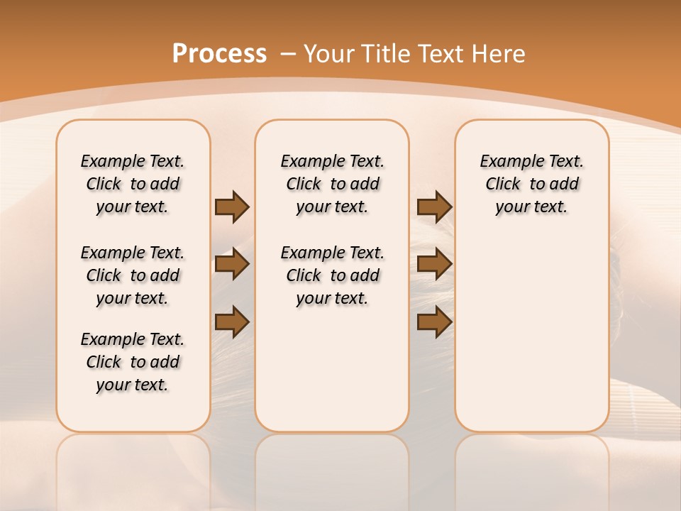 Young Beautiful Woman In A Spa With Towels PowerPoint Template