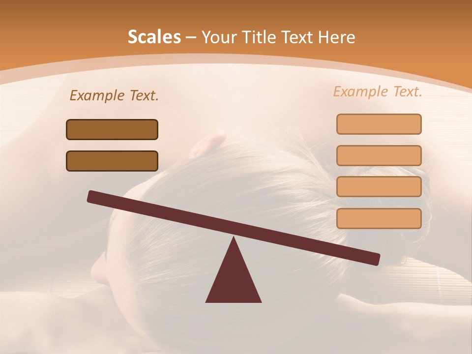 Young Beautiful Woman In A Spa With Towels PowerPoint Template