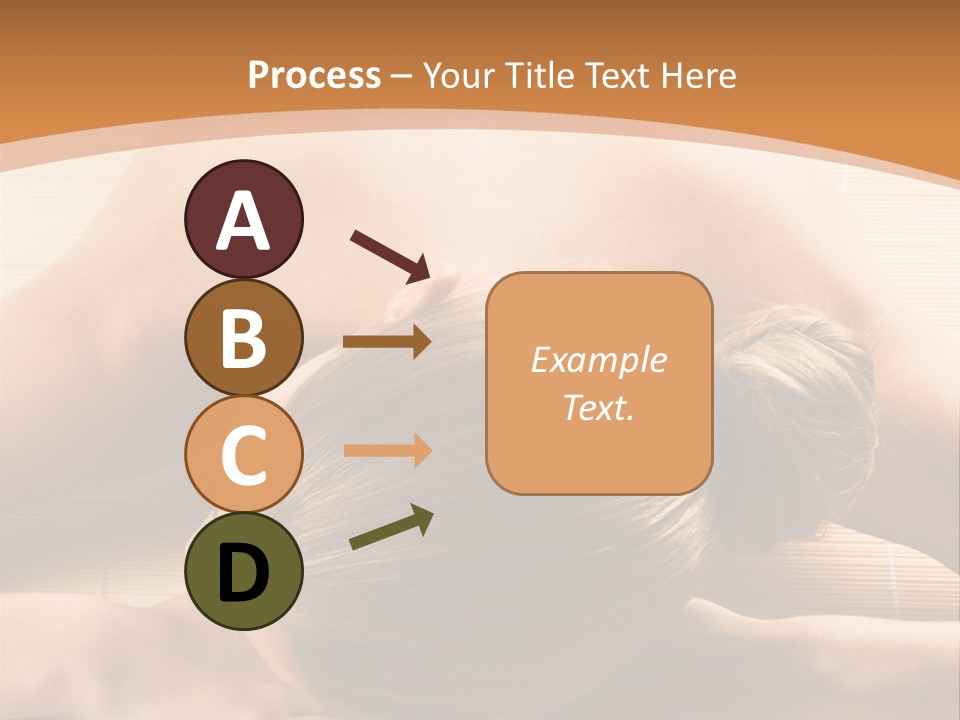 Young Beautiful Woman In A Spa With Towels PowerPoint Template