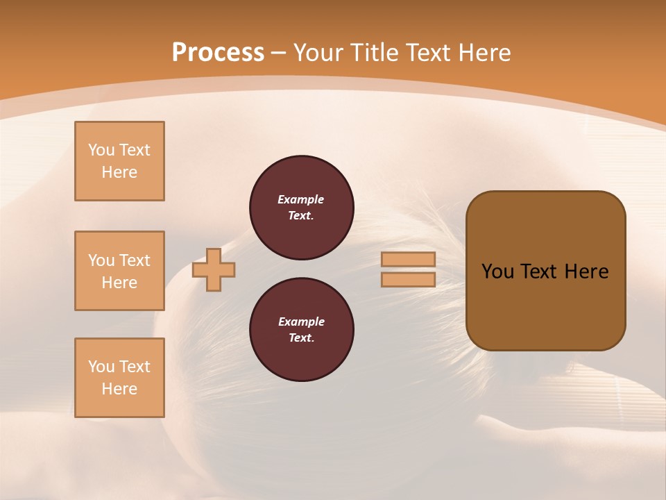 Young Beautiful Woman In A Spa With Towels PowerPoint Template