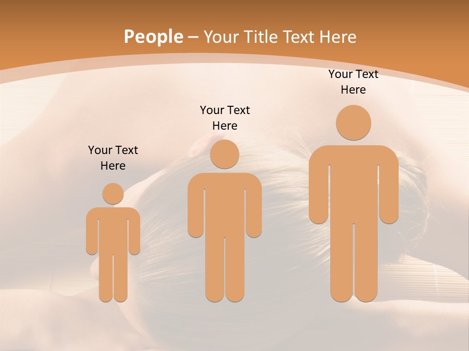 Young Beautiful Woman In A Spa With Towels PowerPoint Template