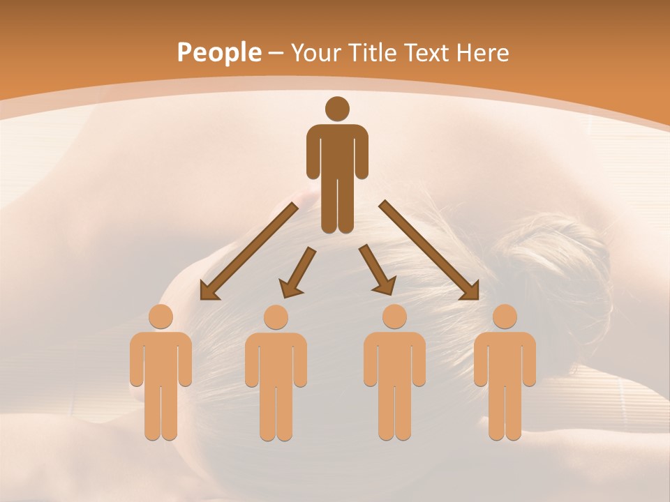 Young Beautiful Woman In A Spa With Towels PowerPoint Template