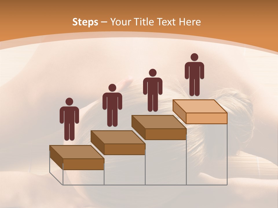 Young Beautiful Woman In A Spa With Towels PowerPoint Template