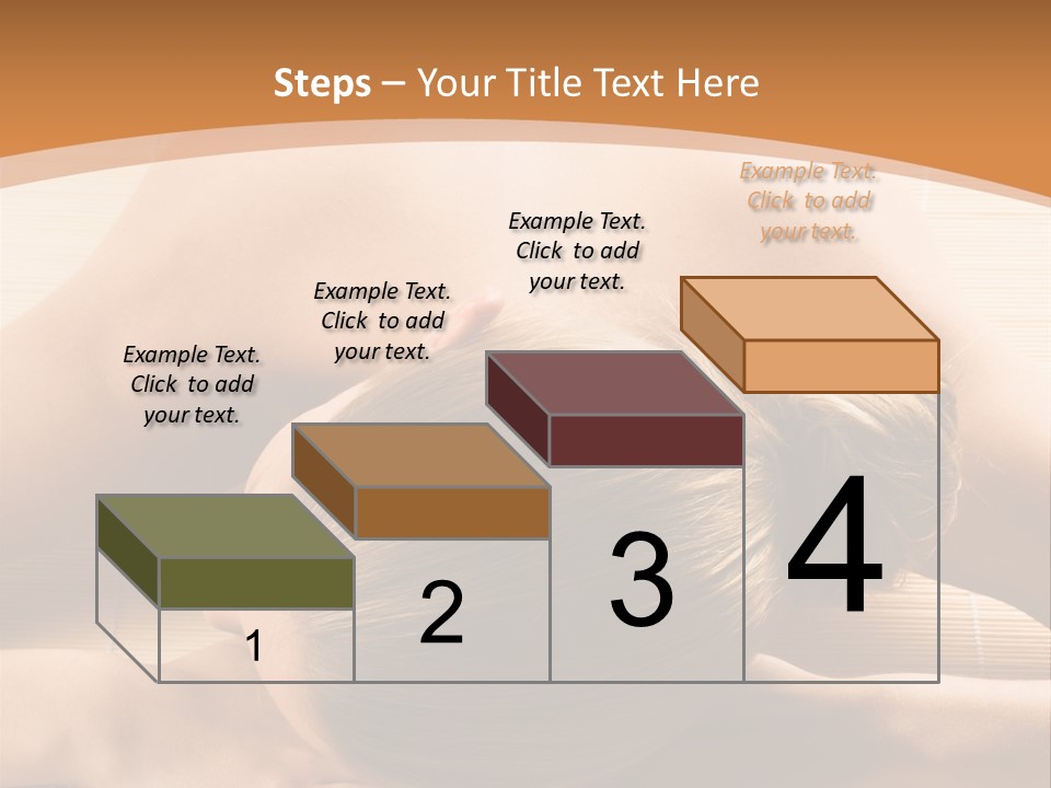 Young Beautiful Woman In A Spa With Towels PowerPoint Template