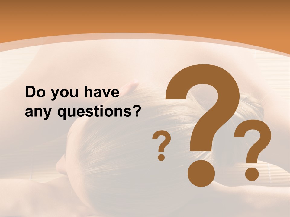 Young Beautiful Woman In A Spa With Towels PowerPoint Template