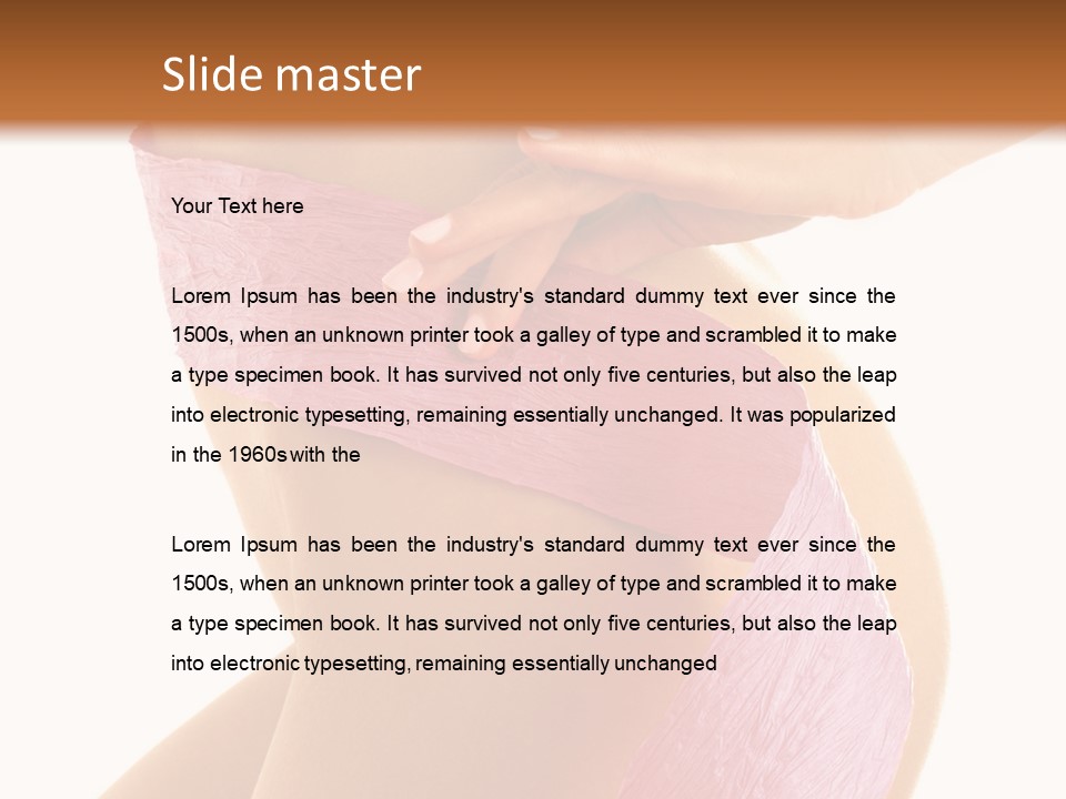 Slim Woman, Body Part, Body Care, Beauty Treatment PowerPoint Template