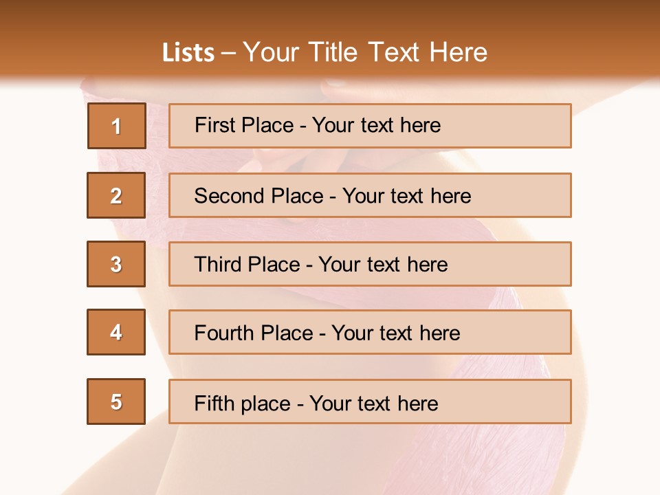 Slim Woman, Body Part, Body Care, Beauty Treatment PowerPoint Template