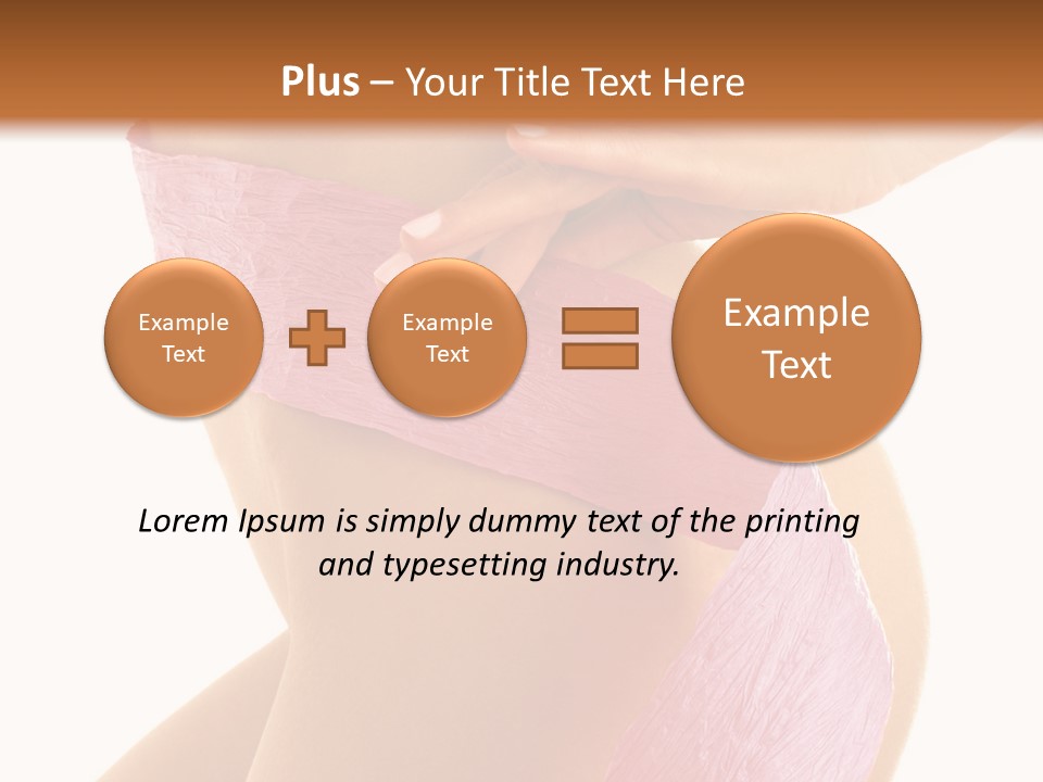 Slim Woman, Body Part, Body Care, Beauty Treatment PowerPoint Template