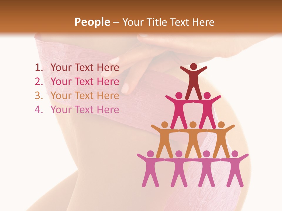 Slim Woman, Body Part, Body Care, Beauty Treatment PowerPoint Template