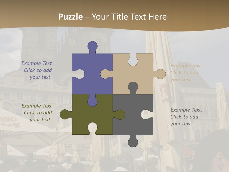 Prague Old Town Square PowerPoint Template