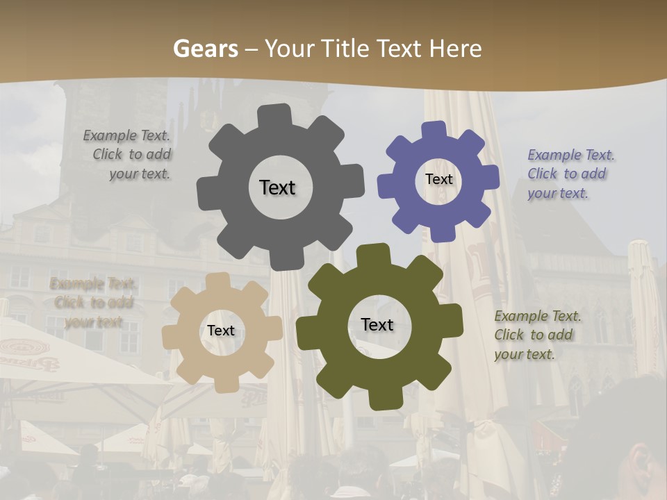 Prague Old Town Square PowerPoint Template