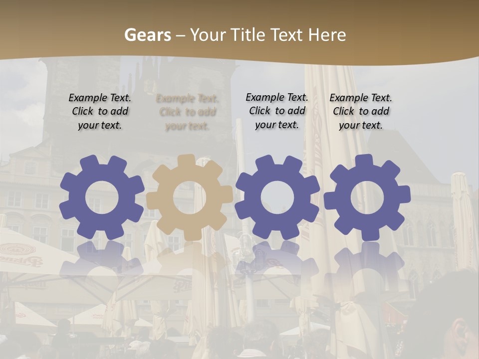 Prague Old Town Square PowerPoint Template