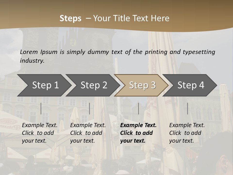Prague Old Town Square PowerPoint Template