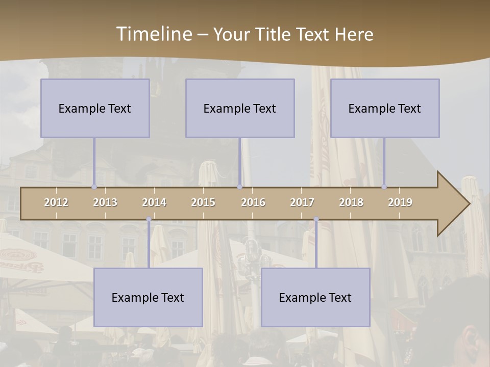 Prague Old Town Square PowerPoint Template