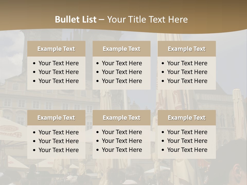 Prague Old Town Square PowerPoint Template
