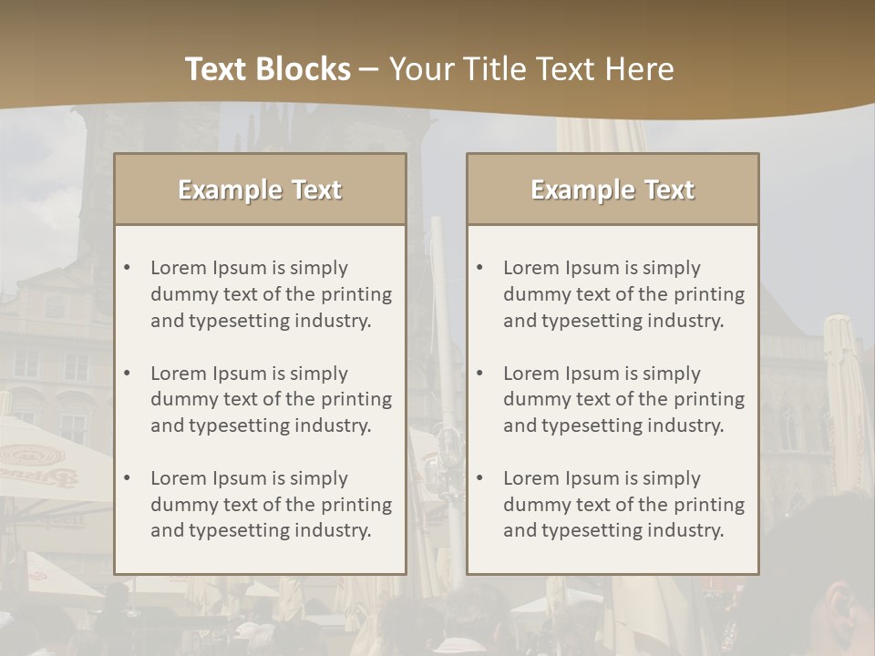 Prague Old Town Square PowerPoint Template