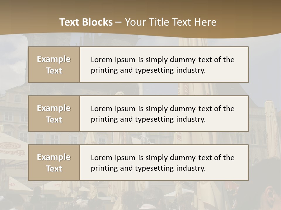 Prague Old Town Square PowerPoint Template
