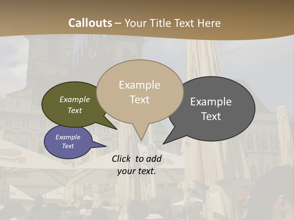 Prague Old Town Square PowerPoint Template