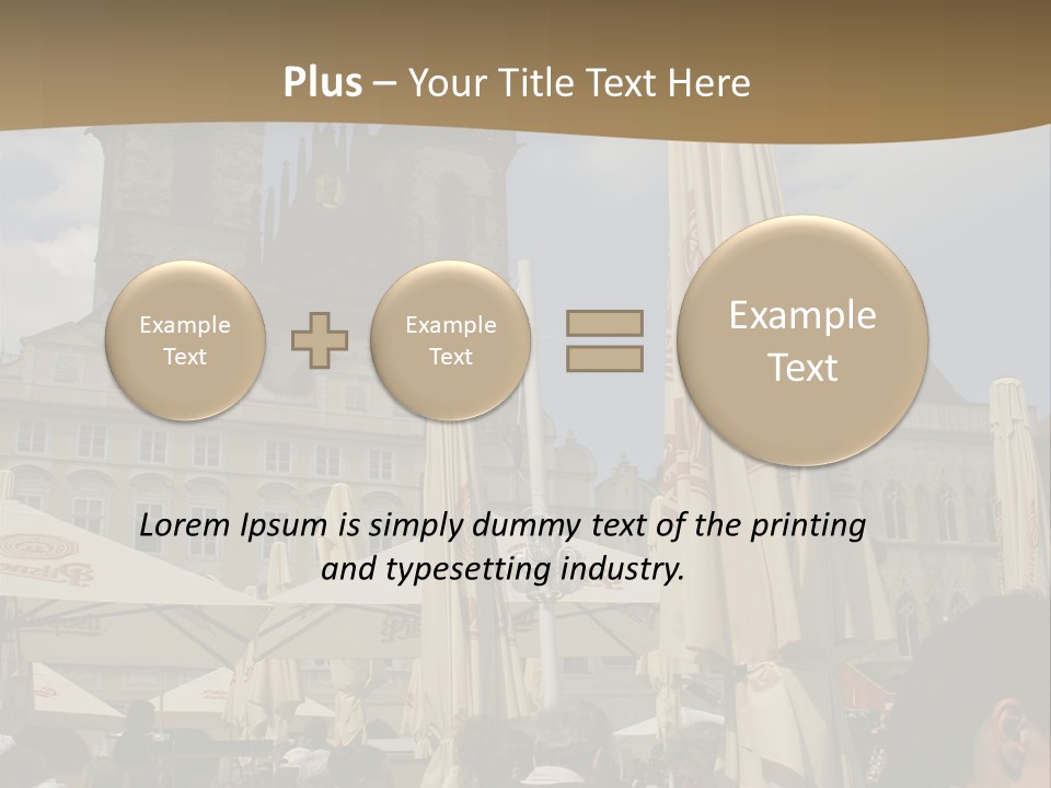 Prague Old Town Square PowerPoint Template