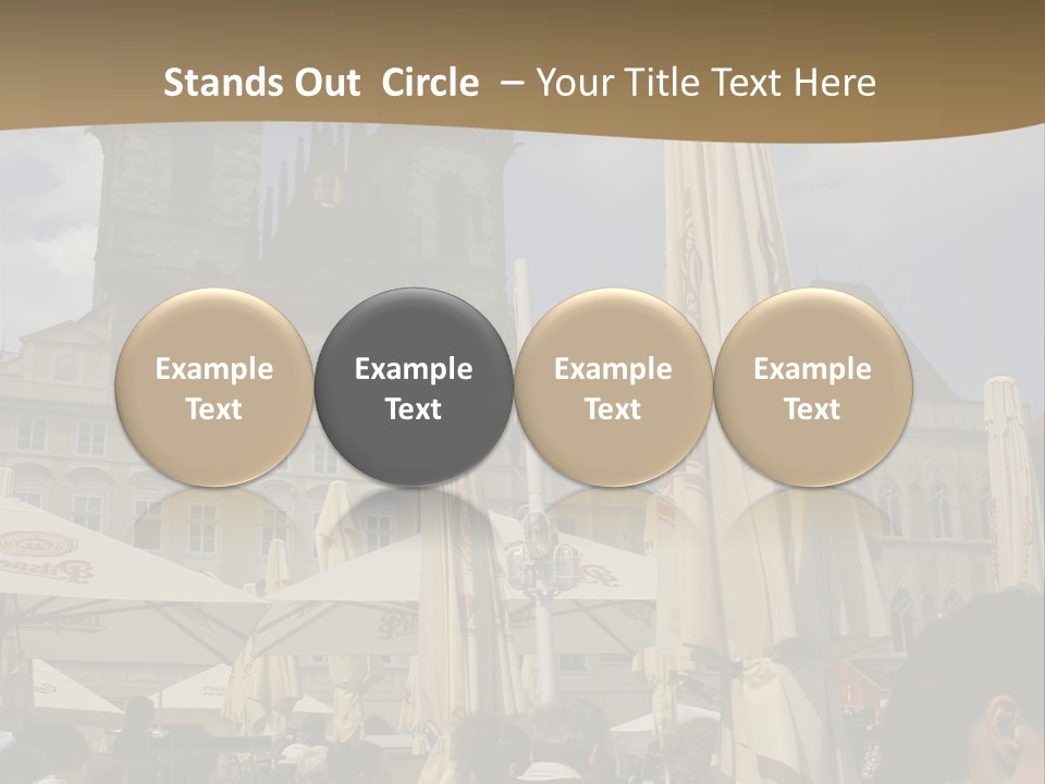 Prague Old Town Square PowerPoint Template
