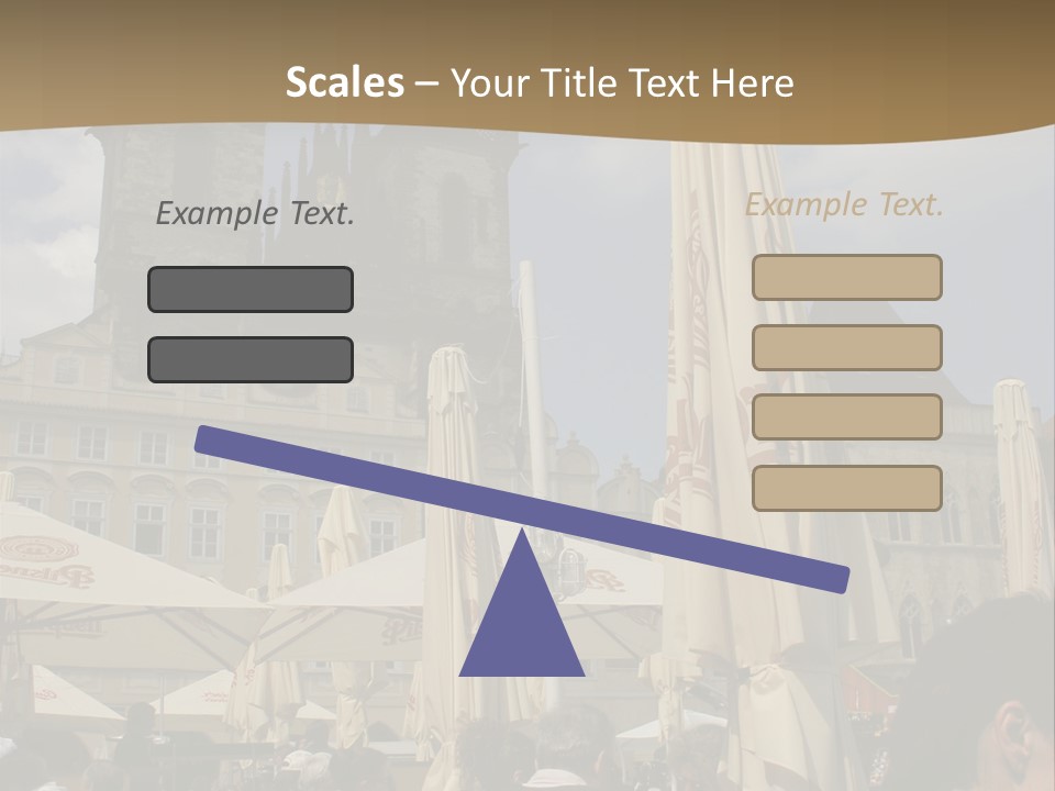 Prague Old Town Square PowerPoint Template