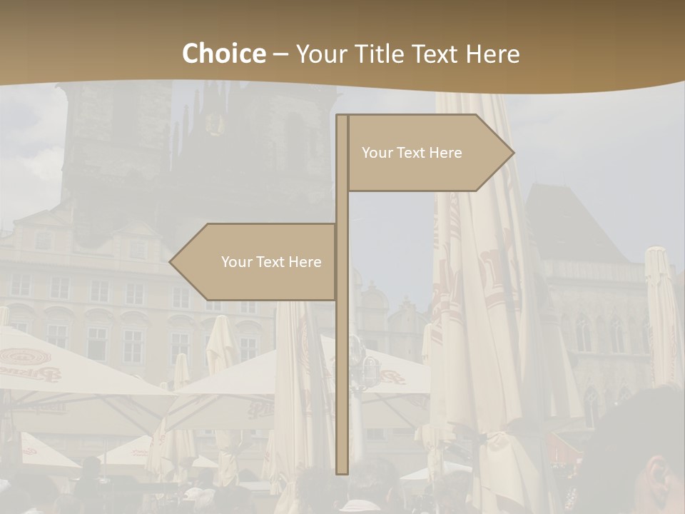 Prague Old Town Square PowerPoint Template