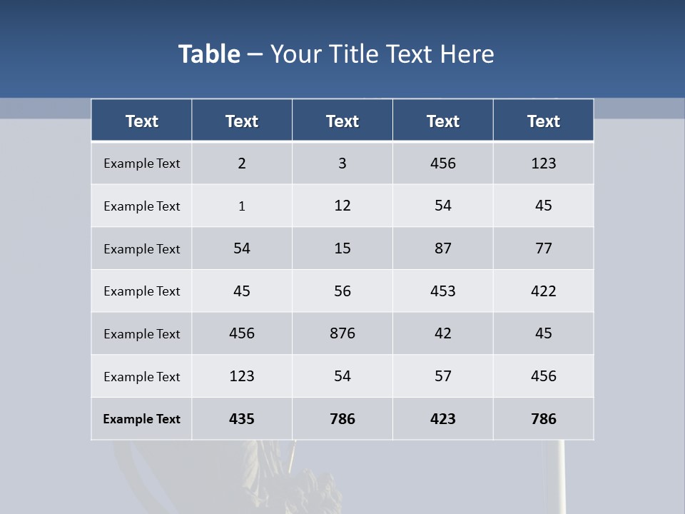 Statue And Irish Flag On Top Of The Gpo In Dublin City Shot From Below With Plenty Of Bright Blue Sky PowerPoint Template