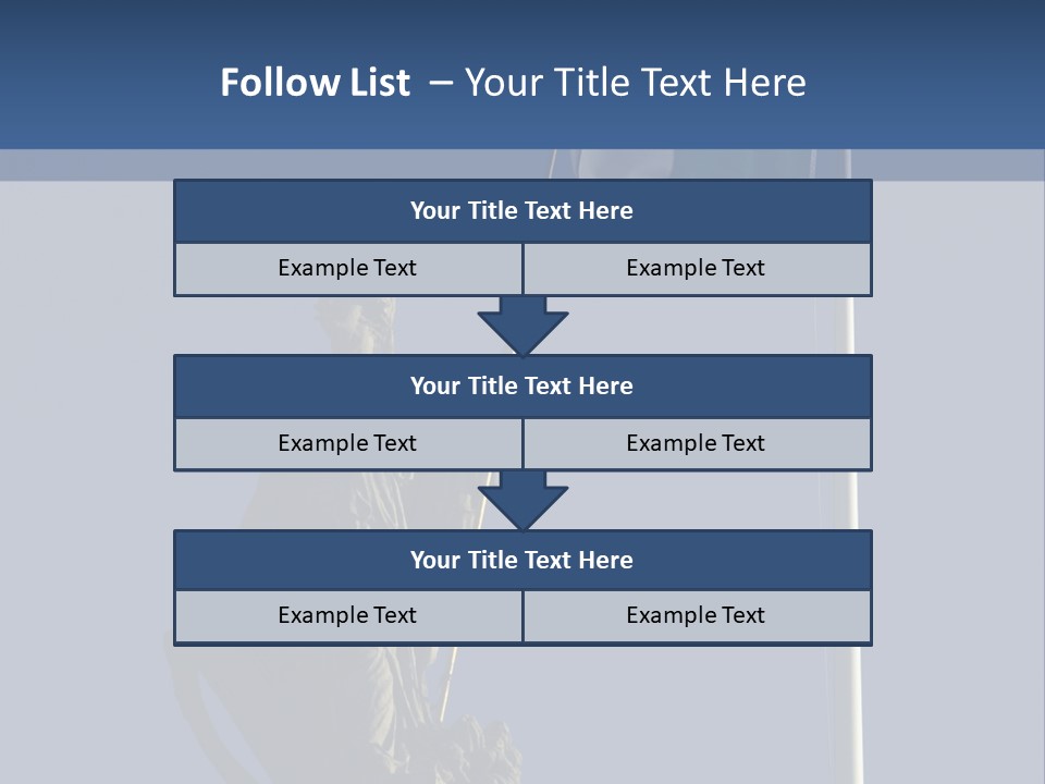 Statue And Irish Flag On Top Of The Gpo In Dublin City Shot From Below With Plenty Of Bright Blue Sky PowerPoint Template