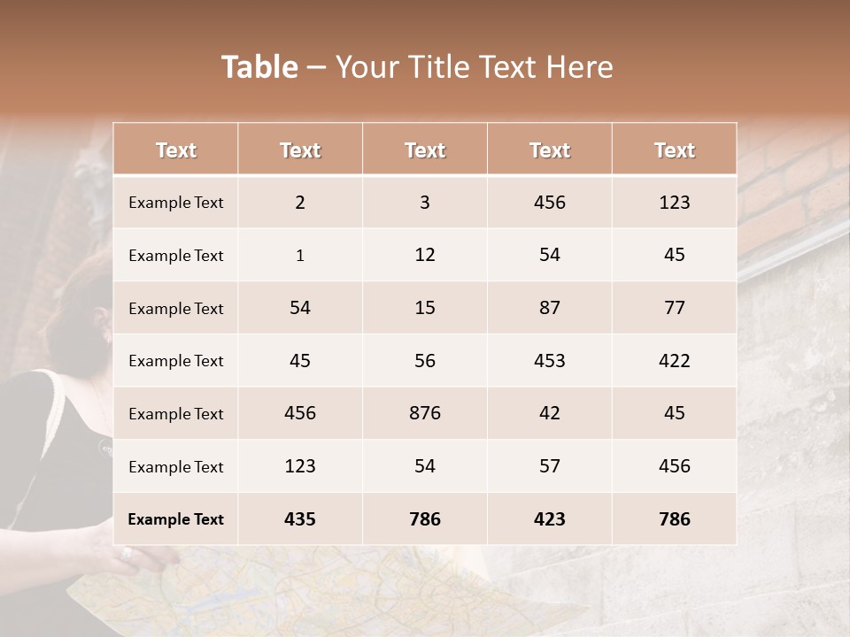 Travelers (Mature Adult In In Old Europe With Map) PowerPoint Template