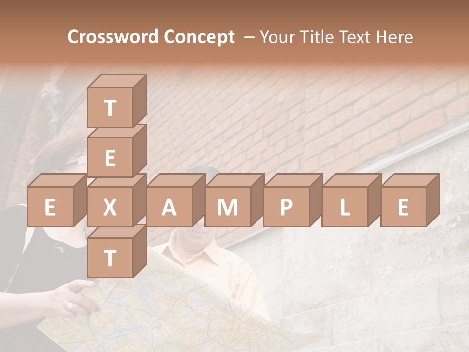 Travelers (Mature Adult In In Old Europe With Map) PowerPoint Template