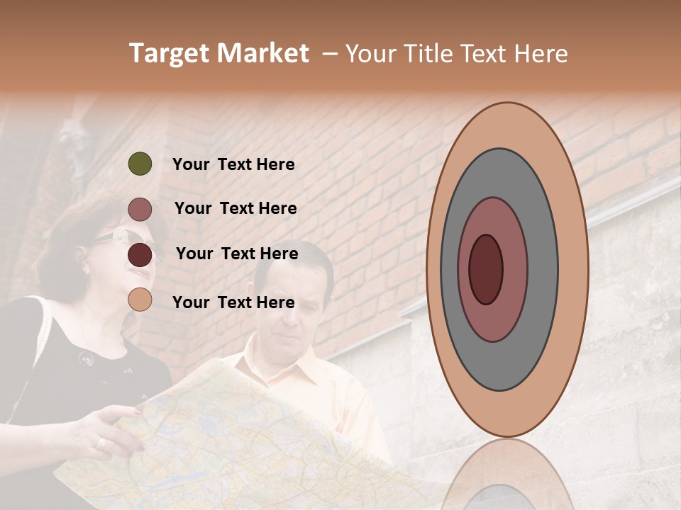 Travelers (Mature Adult In In Old Europe With Map) PowerPoint Template