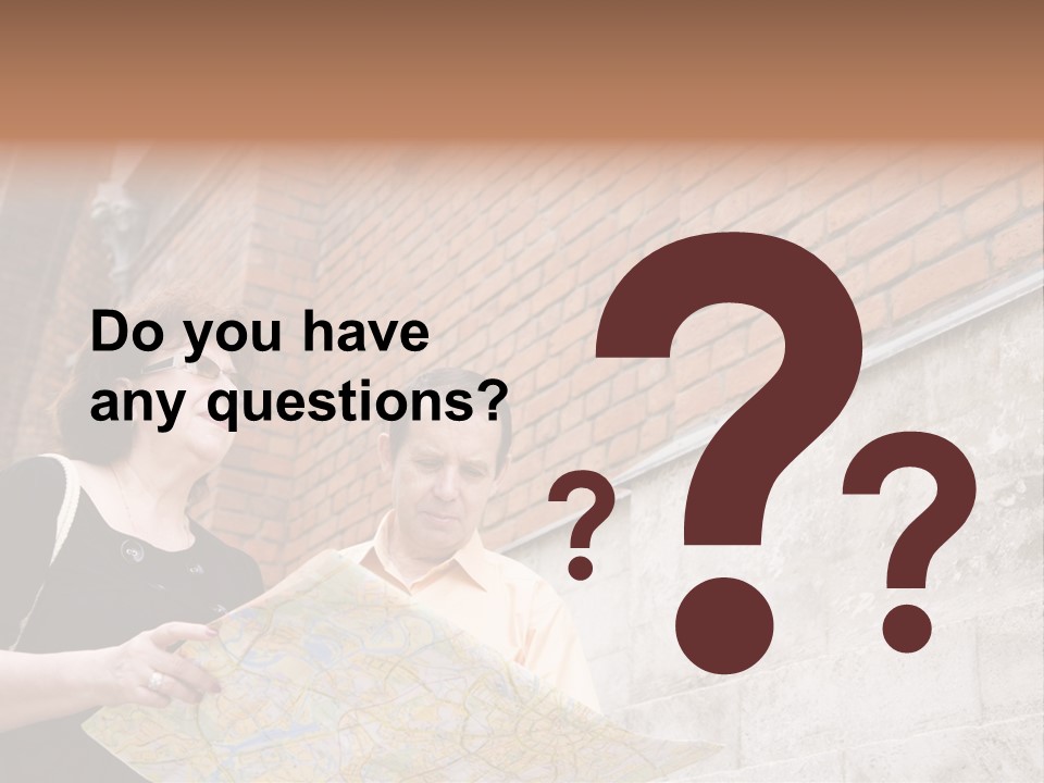 Travelers (Mature Adult In In Old Europe With Map) PowerPoint Template