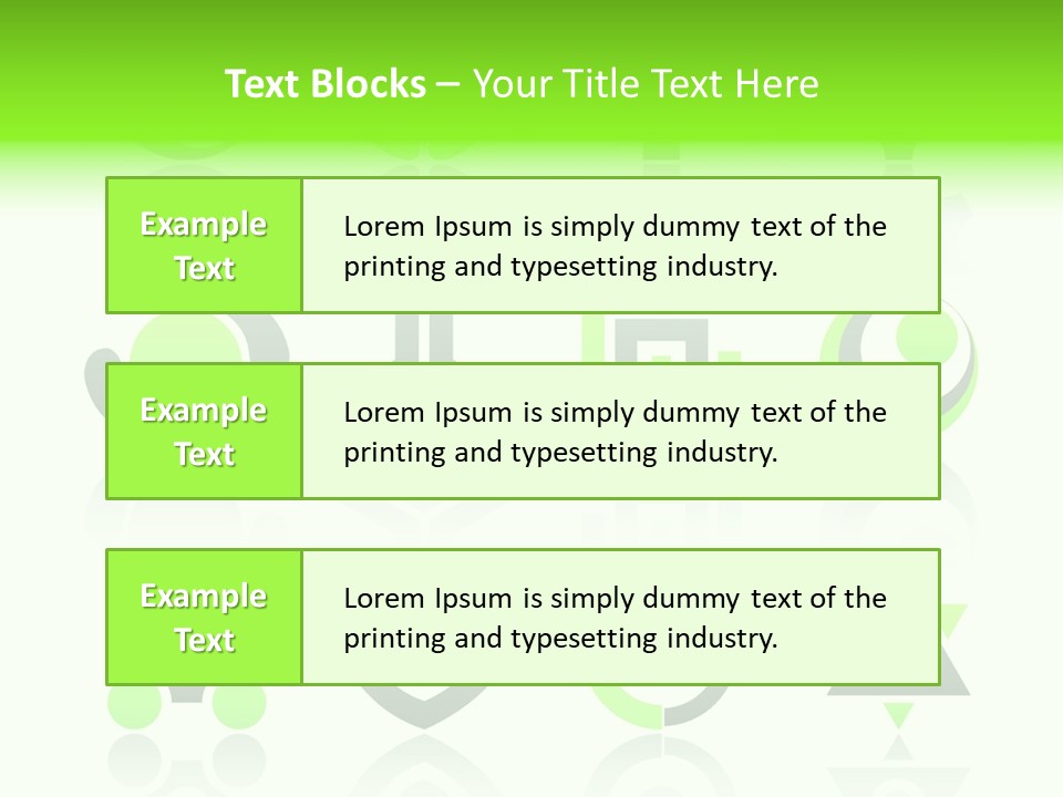 Collection Of 12 Design Elements And Graphics In Green And Gray Color. Part 4. Stock Vector Illustration: PowerPoint Template